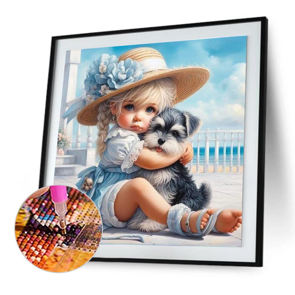 5D DIY Full Round Drill Diamond Painting Kid Kit Home Decor Art Craft AU