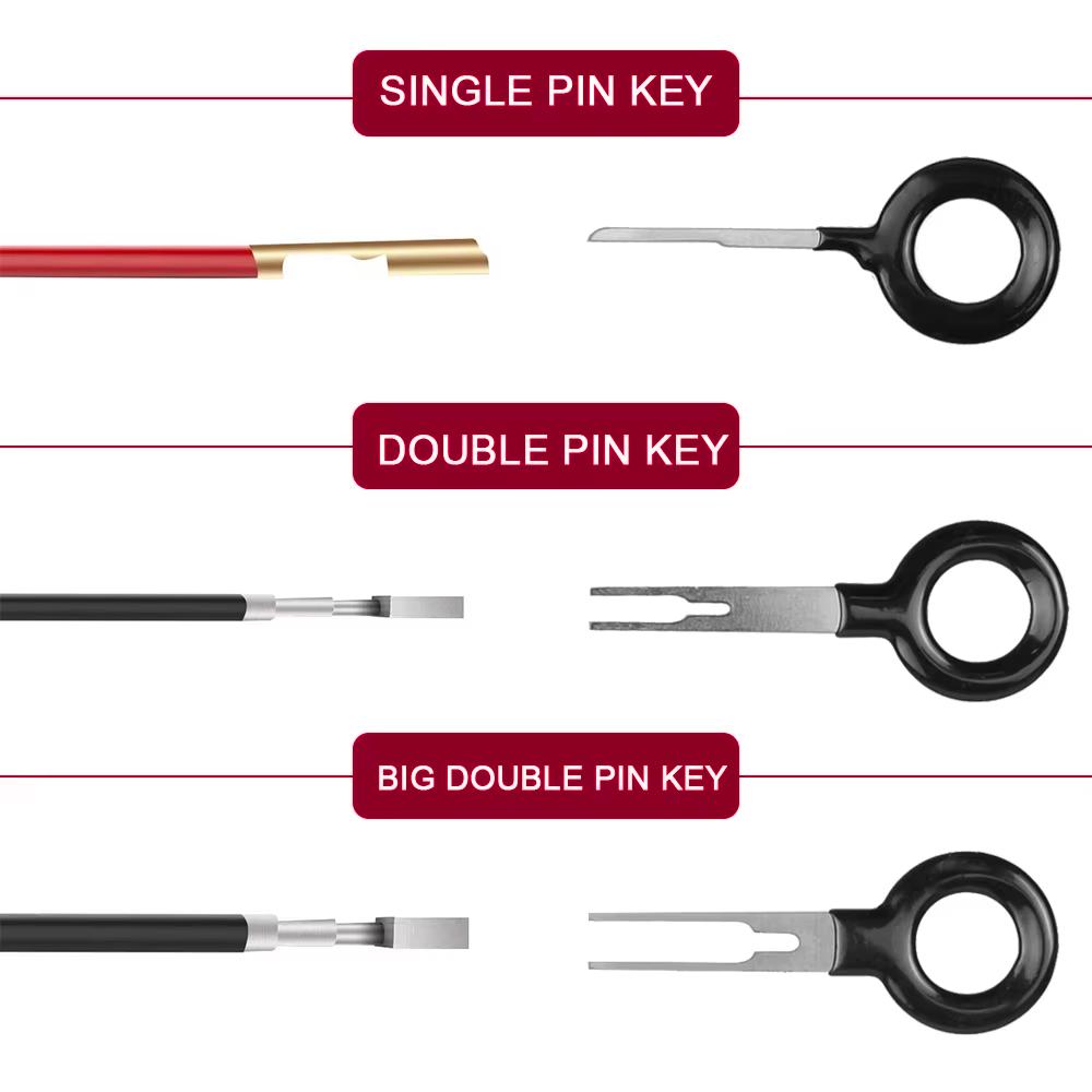 41/11pcs Terminal Disassembly Kit Disassembly Tool Electrical Connector Pin Disassembly Kit Pin Puller Terminal Release Tool