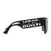 Versace Casual Fashion Side Letter Frame Irregular Shape Sunglasses Men sunglasses Black VE4430UGB181