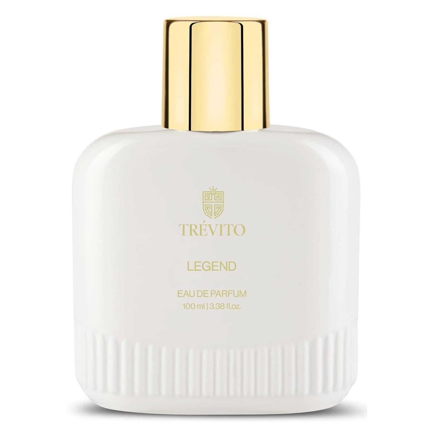 

TRÉVITO Legend Eau de Parfum for Men 100ml | luxury long lasting perfume for man with Lemon, Bergamot, Mint, Green Apple, Geranium, Vanilla| 100ml