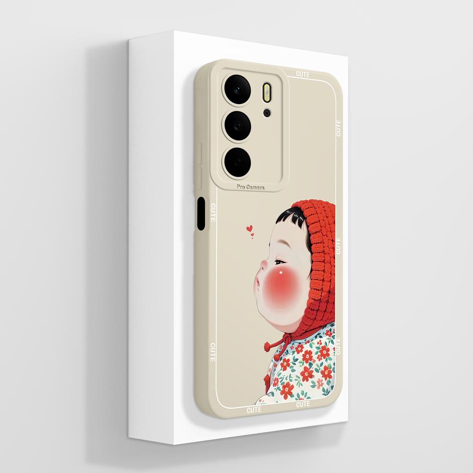 For Realme C75 C75X C73 C71 Case Painted Flowers Soft Liquid Silicone Back Cover For Realme C 75 Full Protection Phone Bumper
