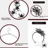 Halloween Spiders Hair Ornament Necklace Set Safe Costume Props Spiders Themed Party Costume Set For Various Ages