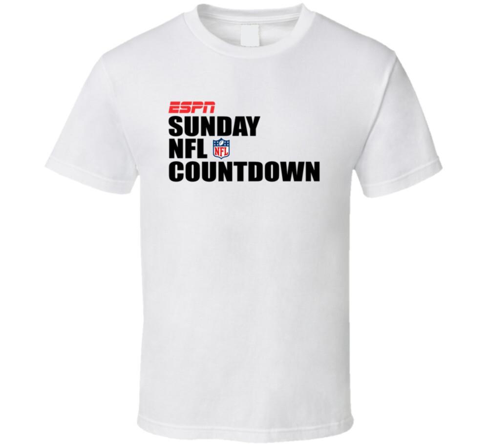 Espn Sunday Football Countdown Sports Fan T Shirt XXXXL