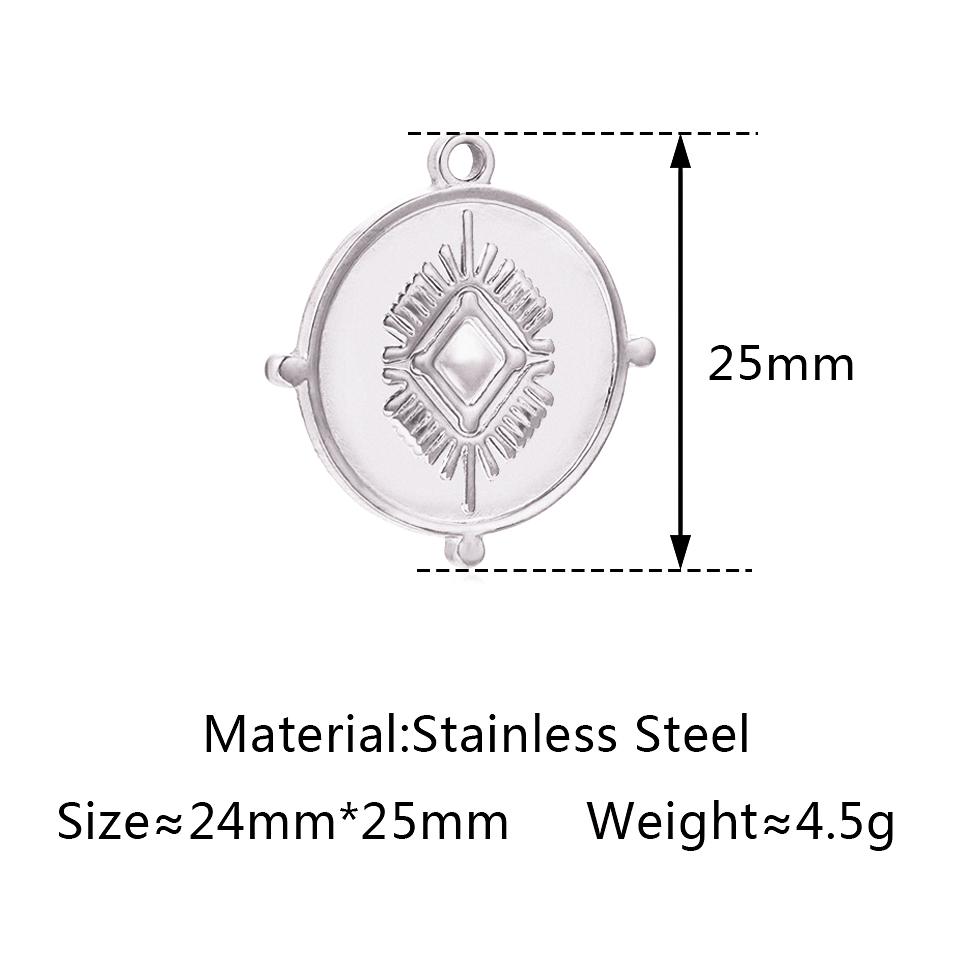 3 Stück Edelstahl Goldfarben Beschichtet Strassstein Blaues Böses Auge Anhänger Halskette Armband Ohrring DIY Schmuckherstellung Zubehör