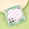 8Pcs Sticky Notes, 50 Sheets Per Pad Creative Panda Sticky Note Lovely Cartoon Students Small Note High Appearance Level Can Paste N Times Sticky Note