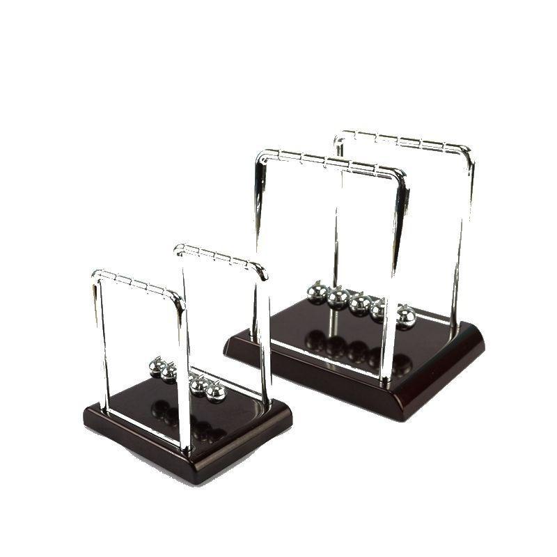 Creative Decorative Newton Billiards Balanced Balls Metal Handicraft Red Base Household Newton Billiards