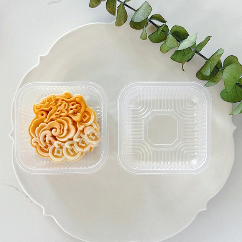 Chinese Pastries Mold Hand Pressed Mooncakes Mold Festival Bean Pastes Cake Molds Dessert ABS Moulds for Cooking Lover