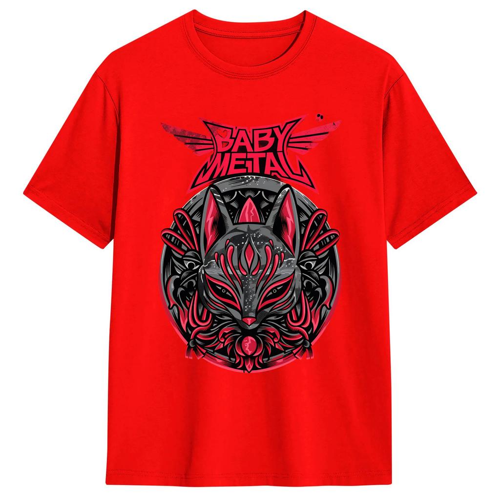 Babymetal World Tour 2026 Mens T Shirt  Funny Tee Shirt Short Sleeve Round Collar TShirts 100 Cotton 4XL 5XL 6XL Clothing