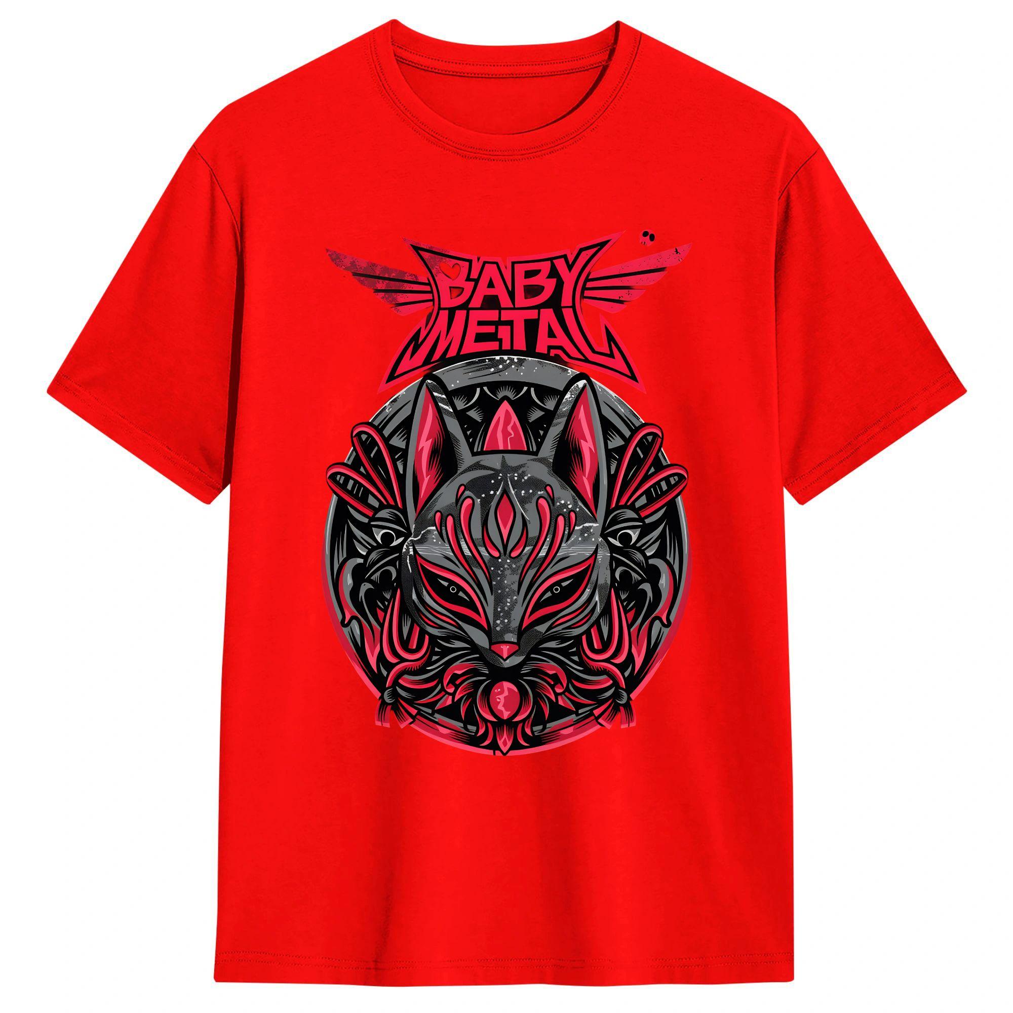

Babymetal World Tour 2026 Mens T Shirt Funny Tee Shirt Short Sleeve Round Collar TShirts 100 Cotton 4XL 5XL 6XL Clothing S
