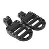 1 Pair of Front Foot Pegs Aluminum Anti Slip Motorcycle Front Footrest Pedal Set for Motorbike