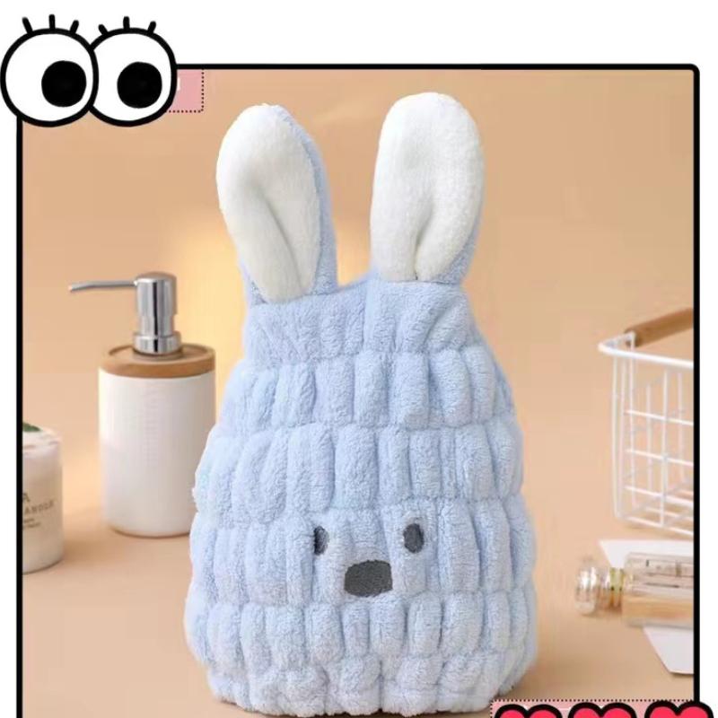 

Супервпитывающая детская шапочка для сухих волос, детский шампунь с милым рисунком и полотенце для сухих волос, плотная детская шапочка для душа 30x20cm