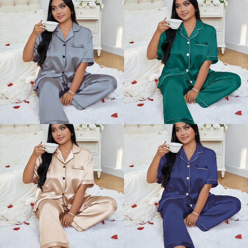 Plus Size Women's Pajama Set Loungewear Comfortable Home Sleepwear