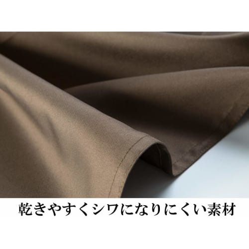 Simple Apron, Cafe Style, Basic Type (6 Colors Available) (Black)