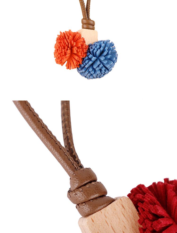 Zhang Yuanying Bayberry Ball Charm - Handmade Woven Bag and Shoe Ornament Keychain