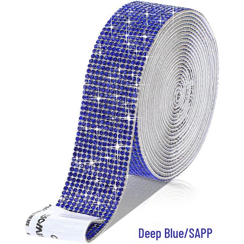 Samoprzylepne paski z kryształkami: Akcesoria DIY do biżuterii, dekoracji samochodowych i rękodzieła