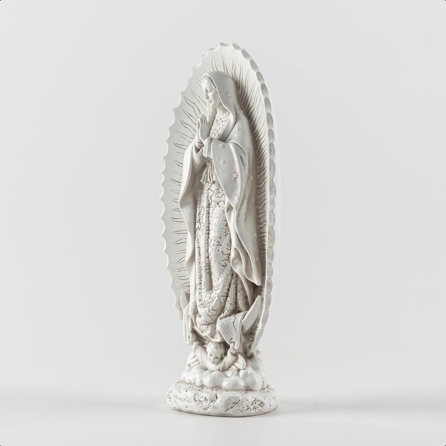 

7-дюймовая статуэтка Богоматери Гваделупской ручной работыКатолическая смола Религиозная фигурка Статуя Девы Марии из Мексики Мать Иисуса Ф United States