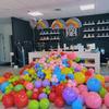 100Pcs 12 Inch Rainbow Assorted Latex Balloons Bright Color Round Balloons for Birthday Wedding Bridal Shower Party Decorations