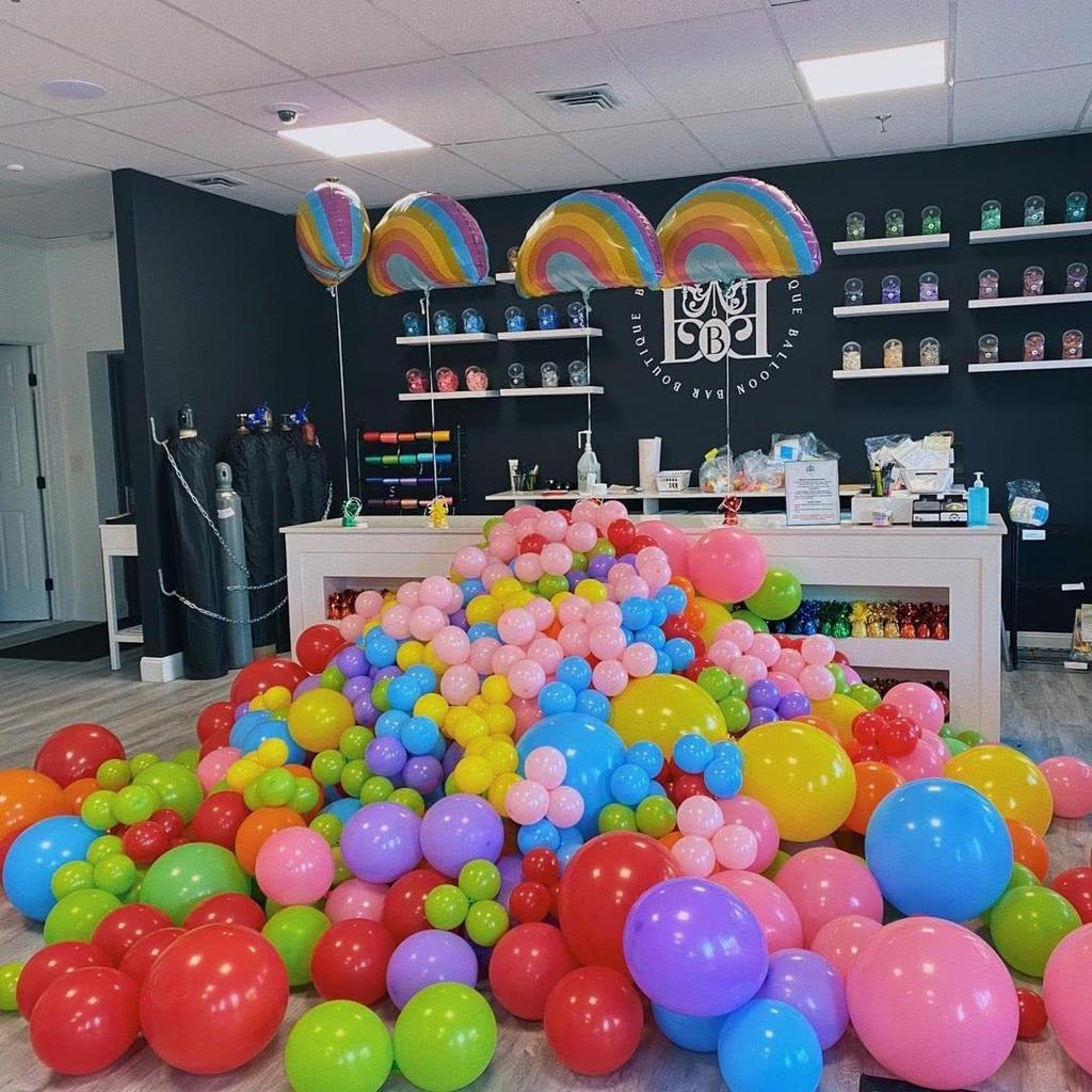 100Pcs 12 Inch Rainbow Assorted Latex Balloons Bright Color Round Balloons for Birthday Wedding Bridal Shower Party Decorations