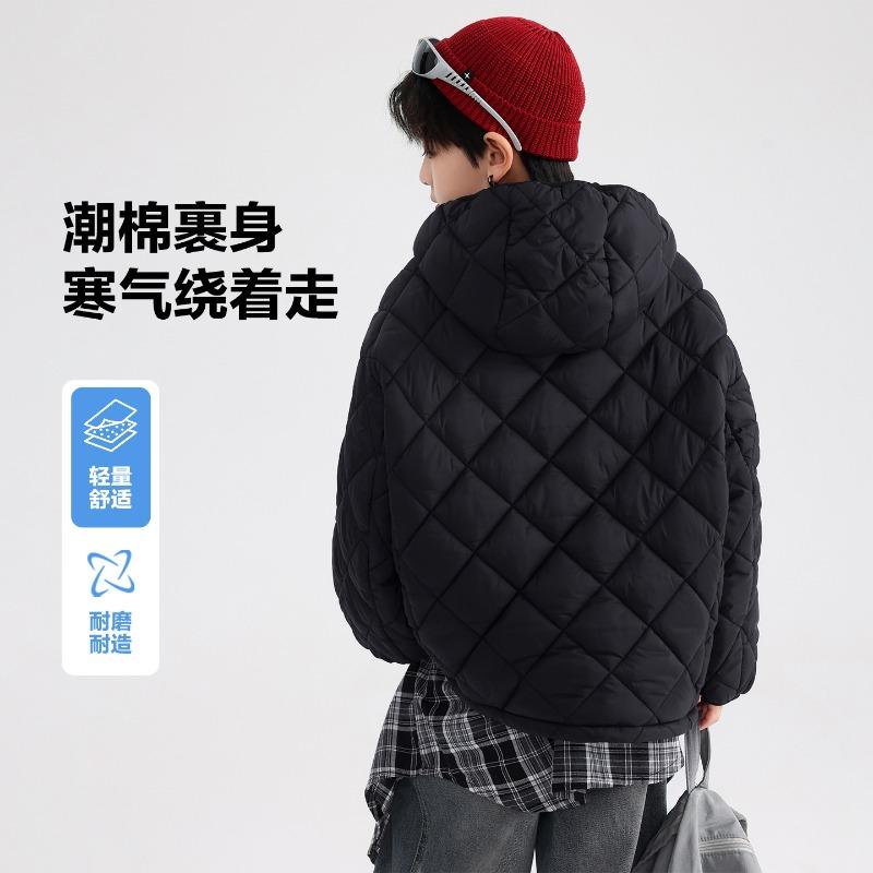 Boys' winter dopamine thickened cotton-padded clothes, the new junior high school children's winter clothes padded warm cotton-padded jacket