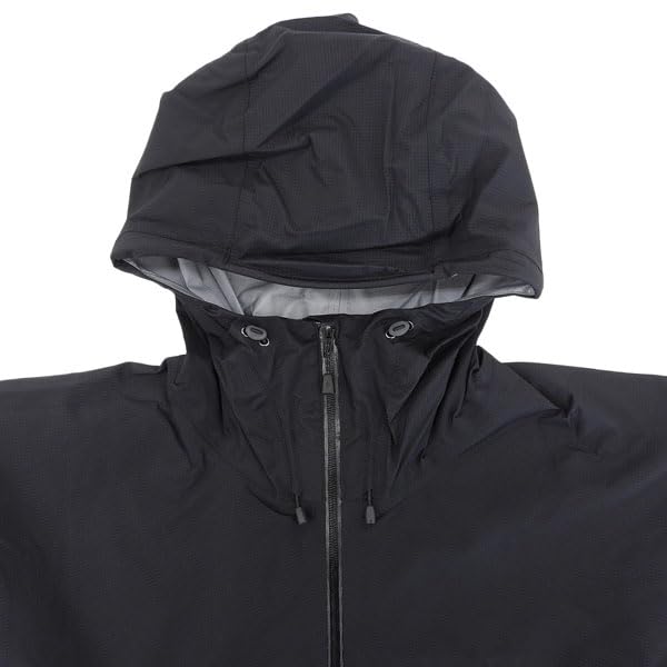 Montbell Thunder Pass Jacket Rainwear Raincoat Trekking Activity Drytech Rainy Season Protection Rain Gear 1128635 Men's (Black (BK) / M)