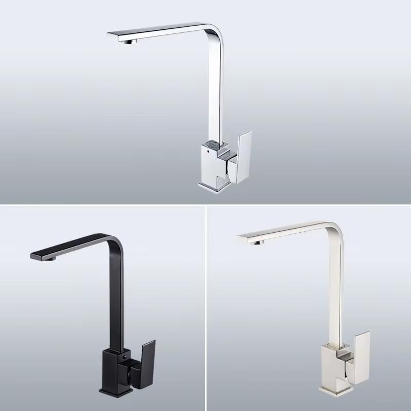 Stainless Steel Kitchen Faucet One Click Water Stop Multi-function 360 degree rotationa Single holes Kitchen Sink Faucet