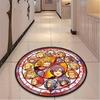 Kingdom Hearts Floor Rug Carpet Bedroom Non-Slip Door Chair Mat Round/square New