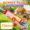 Pistol cu apă electric de jucărie de capacitate mare de 500ML cu lumină LED și efecte sonore, Jucărie joc cu apă de vară pentru piscină, plajă, petreceri, pentru copii și adulți