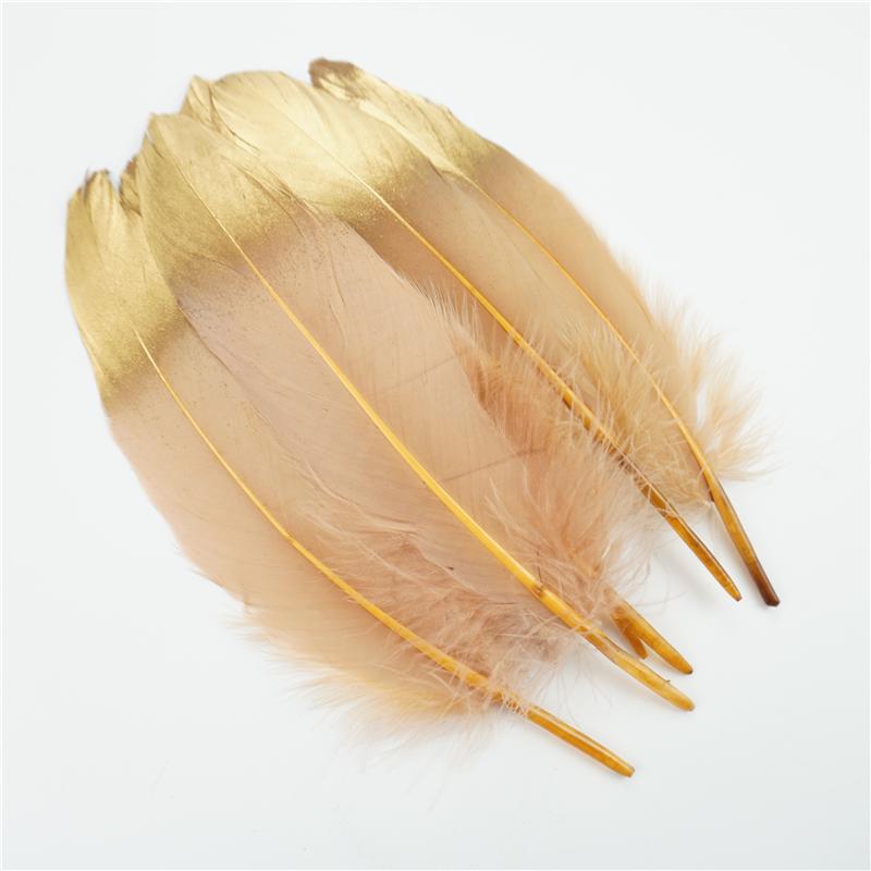 10Pcs Golden Goose Feather 15-20cm Silver Swan Plumes Dream Catcher Accessories DIY Jewelry Creation Feather Holiday Decorations