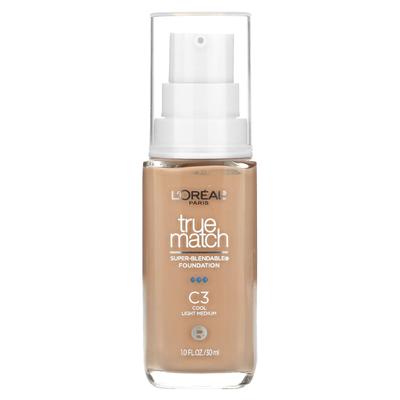 L'Oréal, True Match, Super Blendable Foundation, C3 Light Medium, 30Ml(1Fl Oz)