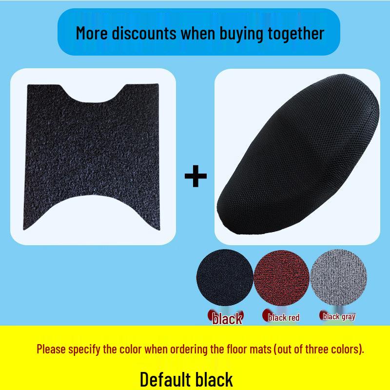 Platt Sejie 150 Motorcycle Coil Foot Mats: Wear-Resistant, Waterproof, Anti-Slip Pedal Accessories