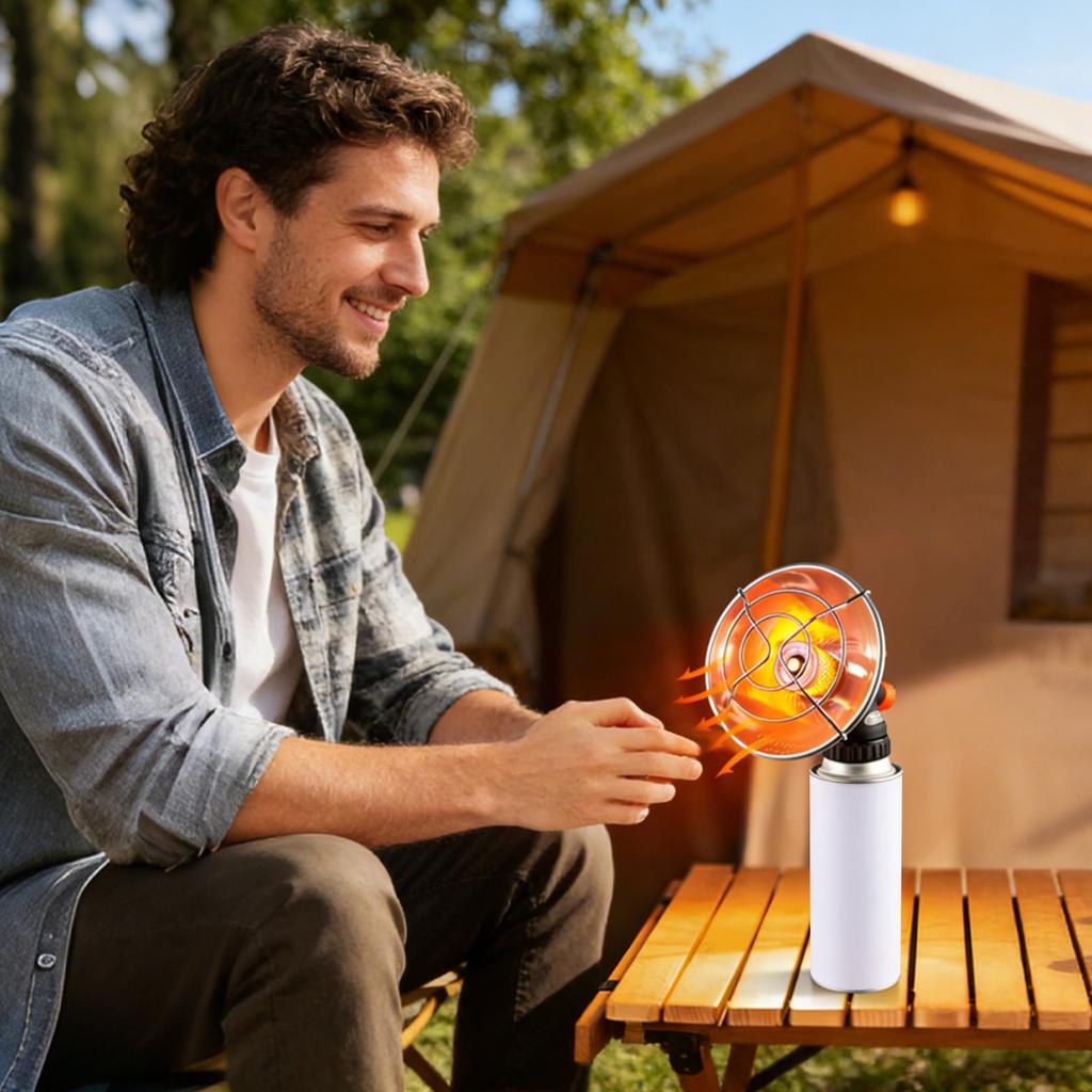 Chauffage d'extérieur, Chauffage à gaz radiant sans fil monté sur le dessus, Convient pour les patios, le camping, la pêche et les garages.