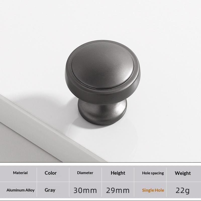 Aluminum Alloy Furniture Knobs Rustproof Waterproof Surface Classic Design for Cabinet Drawer Dresser Bathroom Kitchen Furniture