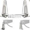 2PCS Light Bar Bracket Universal Single Row LED Light Bar M6 Mount Brackets