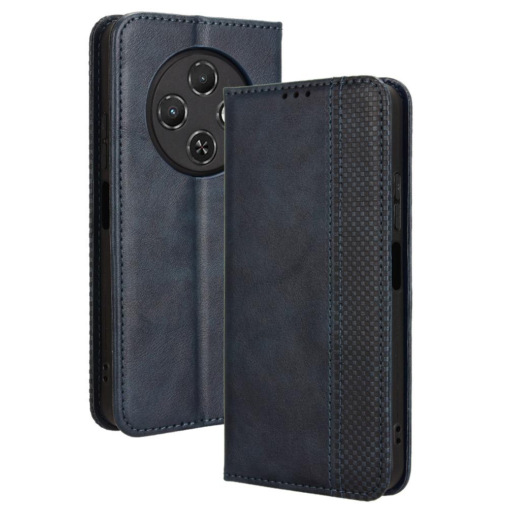 For TECNO Spark 30C 4G kL5n Leather Case Wallet Stand Retro Texture Phone Cover