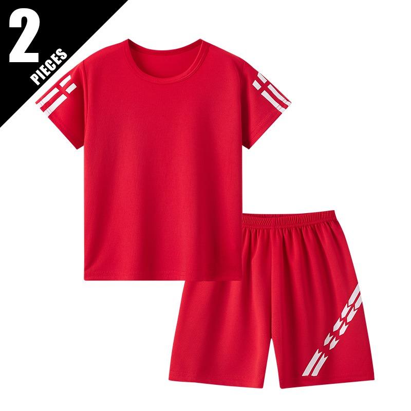 Summer 2025 Bestseller Youthful and Energetic Street Casual Fashion 3D Letter Pattern Printed Comfortable Children's Set