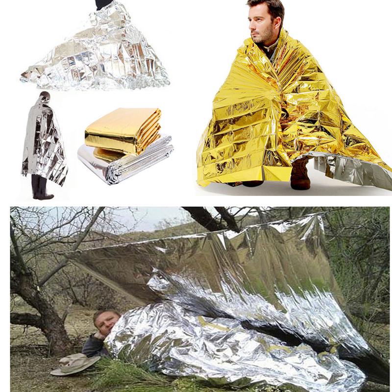 Buy 1pc Waterproof Keep Warm Emergency Space Rescue Thermal Mylar