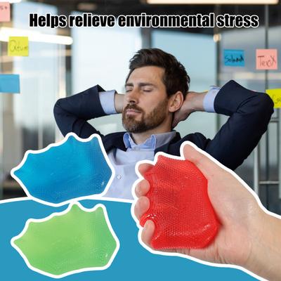 Ergonomic Stress Ball Eco-friendly Super Soft Flexible Easy To Clean Reusable Strength Training Stress Relief Ball Toy