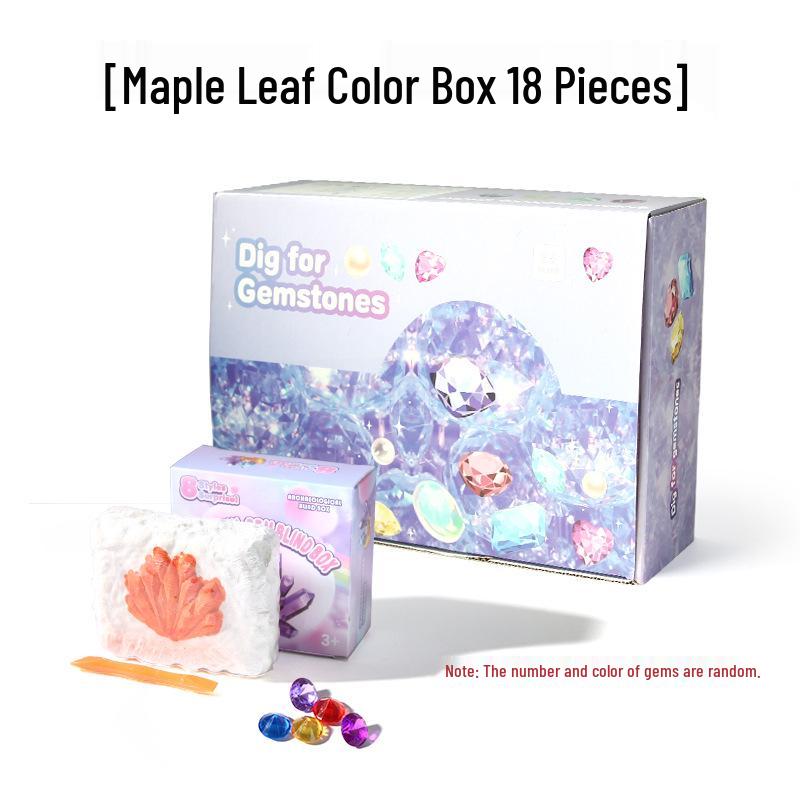 Terracotta Warriors Excavation Kit for Kids - Archaeological Blind Box Toy with Handmade Gems and Treasure Puzzle