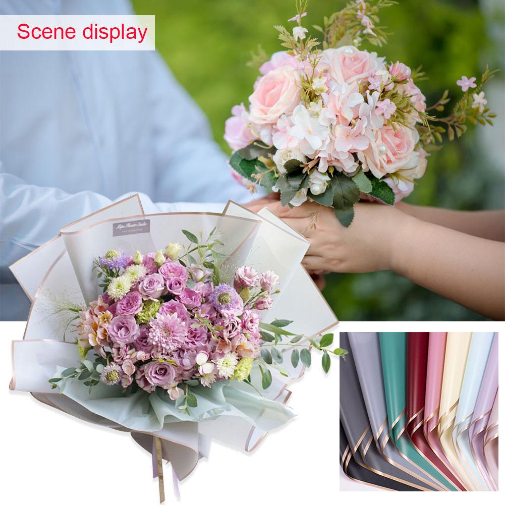 20 Blatt Wasserdichtes Florales Geschenkpapierblätter Frischblumenstrauß Geschenkverpackung