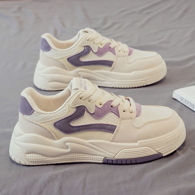 2025 Spring New Women's Fashion Platform Casual Board Shoes Student Shoes Sports Little White Shoes Casual Women's Shoes