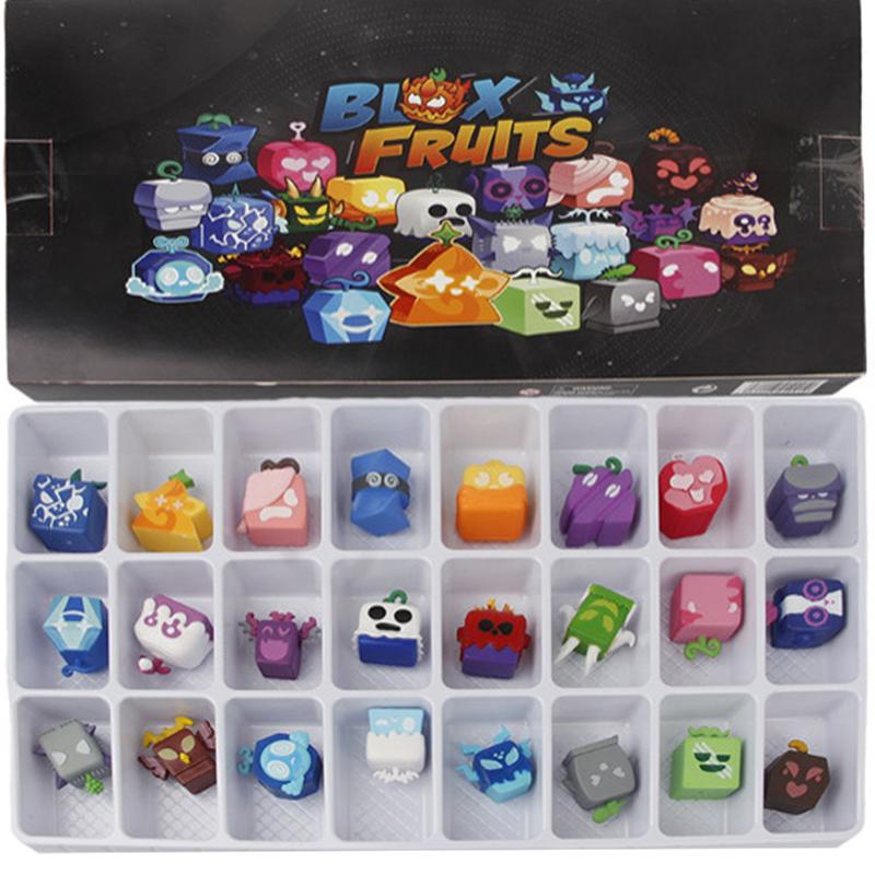 New Model Blox Fruit Figures Set Toy Blox Fruit Figurine Fruit Blox Fruit Kitsune Pvc Toy Figure Ornaments Decor