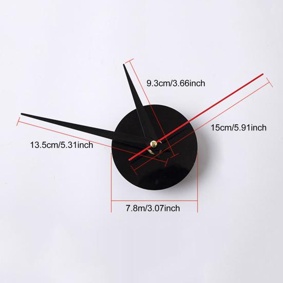 Luminous Wall Clock Modern Design Easy to Install Battery Powered Silent Decorative 3D