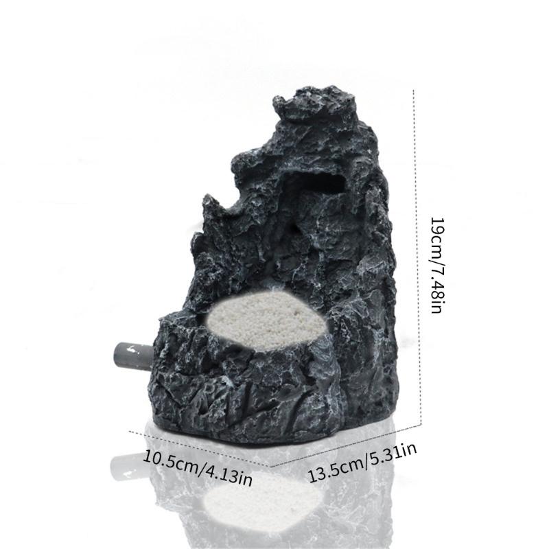 Durability Resins Aquariums Decoration with Sandfall Effect for Easy Installation In Homes or Office Setting