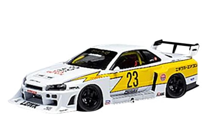 

ixo Nissan Skyline Super Silhouette 2020 White Finished Product 1/43 LB-ER34 белый