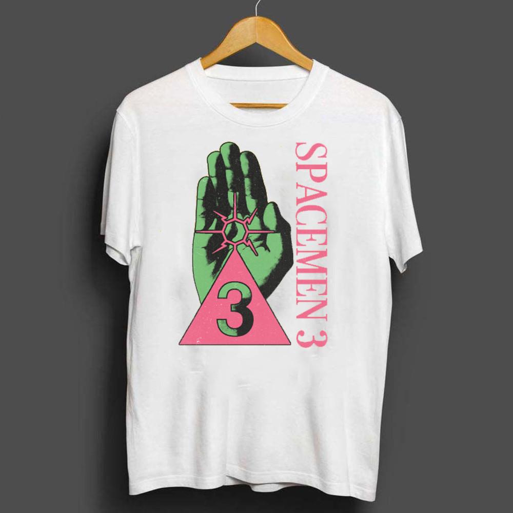 Funny Spacemen 3 Short Sleeve T-Shirt White Men All size ND109 Unisex T-Shirt XXXXL