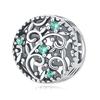 Copper Metal Daisy Sakura Flower Plant Series Charm Bead Components Bead Components Compatible With Authentic Original Wear Bracelets Do It Yourself