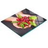 Decorative Glass Kitchen Cutting Board Cherries In Hands 60X52 Cm