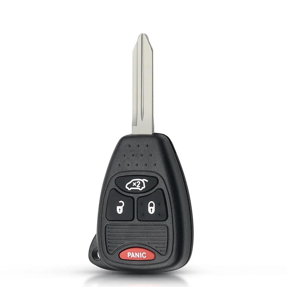 2/3/4 Knops Afstandsbediening Flip Klap Sleutel Behuizing Case Voor Chrysler Sebring Pacifica Dodge Avenger Nitro Jeep Wrangler Liberty