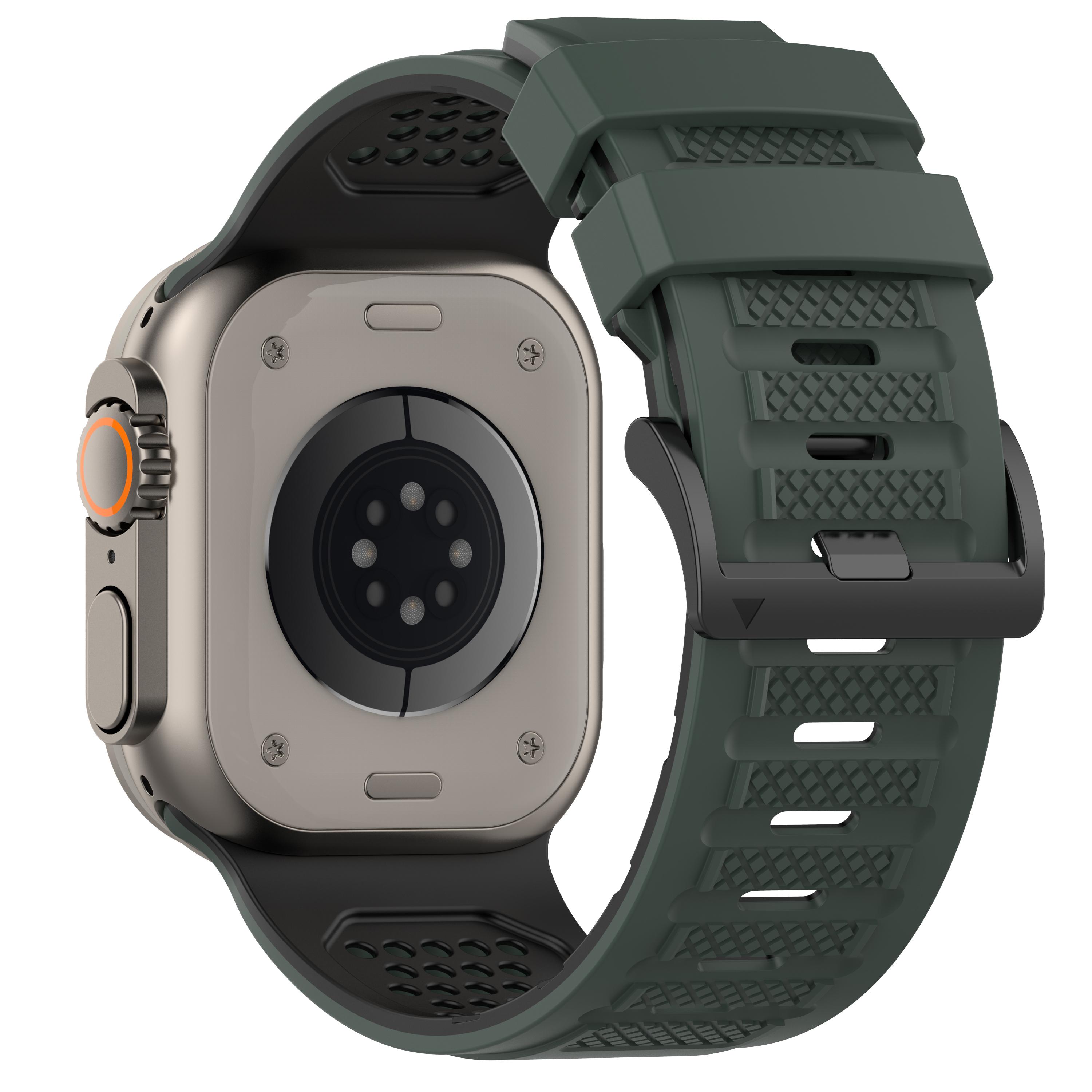 

Sport Bracelet For Apple Watch Ultra 3 49mm Band Silicone Bracelet For Apple Watch Band Series 11 10 SE 9 8 46mm 45mm 44mm 42mm Ultra 3 2 1 49mm