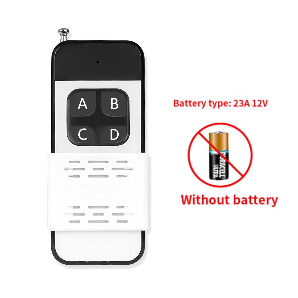 433Mhz Wireless RF Module Remote Control Learning Code 1527 Remote Control 1/2/4 Buttons Long Range 1000m for Lamps Lights Gate Door
